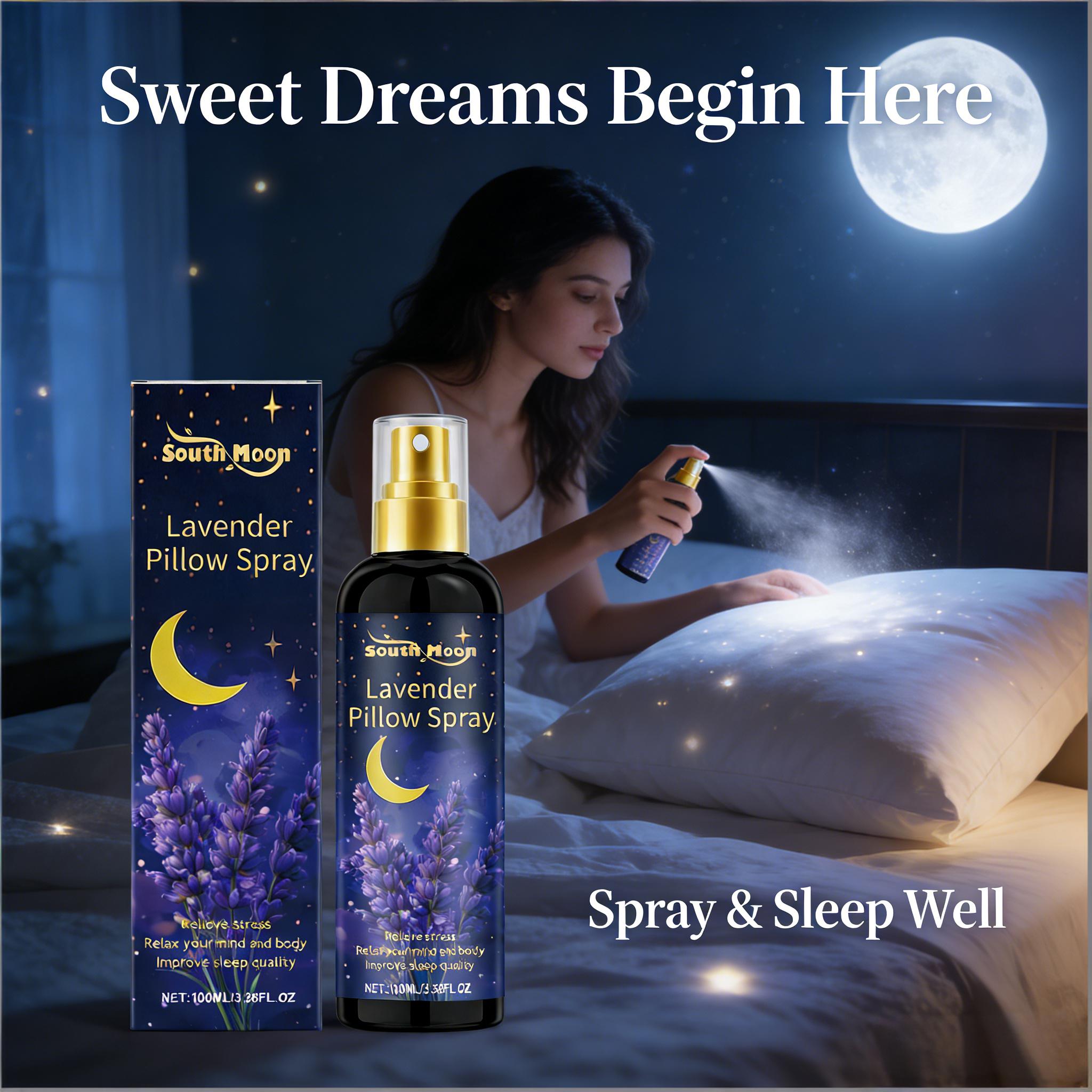 Anti Snore Contour Pillow - Yastıklar için Lavanta Uyku Spreyi Anksiyeteyi