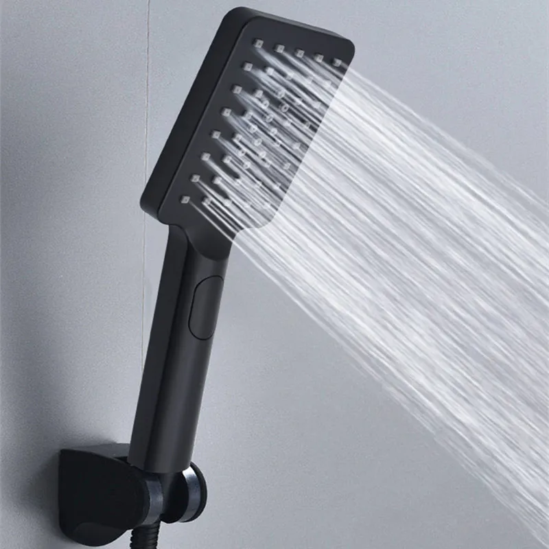High Pressure Shower Head Handheld - Tek Tuşla Durdurma Özellikli Yüksek Basınçlı