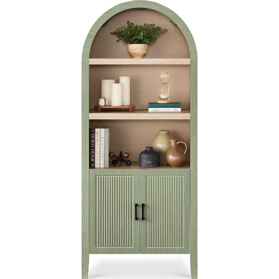 Storage & Organization - 72 inç yüksekliğinde, kemerli tasarımlı, oluklu