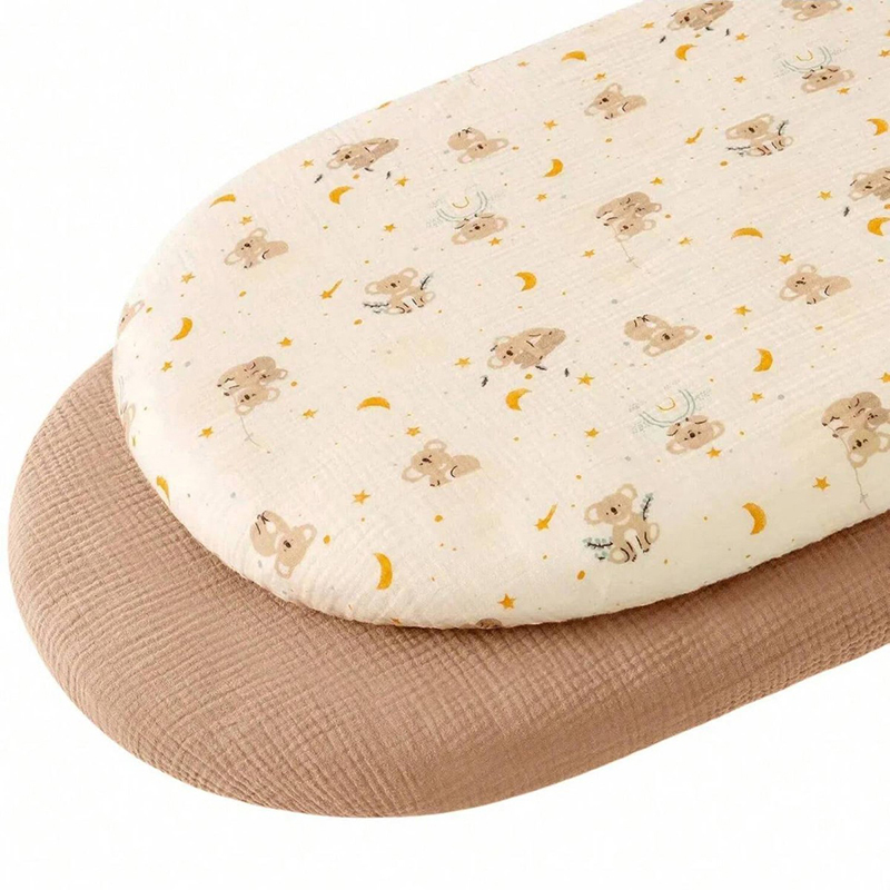 Muslin Cotton Bedspread - Muslin Beşik Çarşafları Bebek Kız Erkek