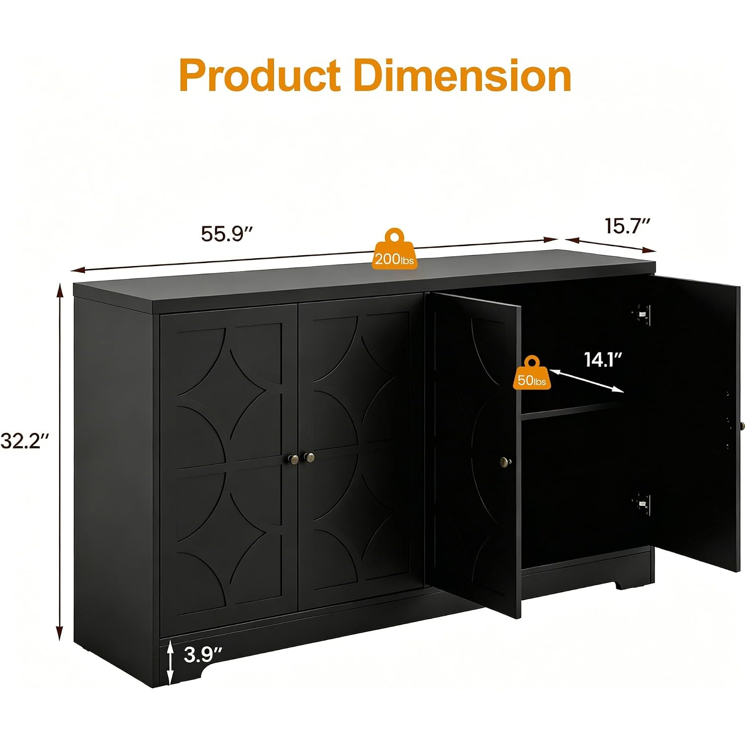 Depolama Alanlı Büfe Dolabı, 5 - Storage & Organization incelemesi ve fiyatı