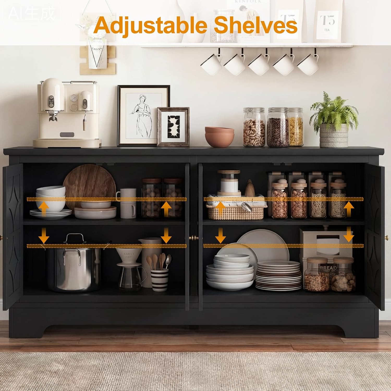 Depolama Alanlı Büfe Dolabı, 5 - Storage & Organization incelemesi ve fiyatı