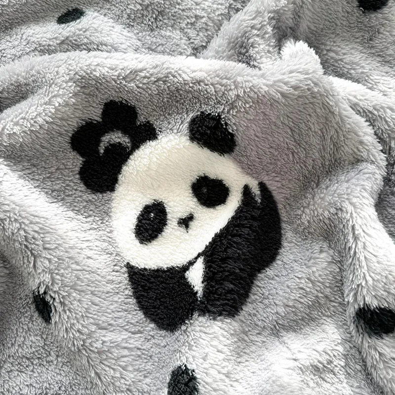 Panda Desenli, Yumuşacık, Pelu - Fluffy Fleece Comforter King Size incelemesi ve fiyatı